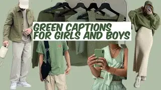 Instagram Captions for Green Outfits 💚🐸🥑|| instagram bios and captions