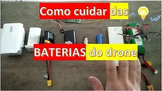 Como cuidar das baterias do drone – Engenheiro explica