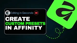 How to Create Custom Presets in Affinity: Save Your Favorite Settings Fast