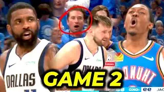 Tinuruan ng leksyon ni Luka ang OKC Thunder kahit injury, nagpahabol ng Trashtalk si Kyrie!!