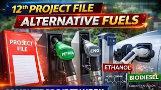 class -12 th economics project file based on alternative fuel types and importance