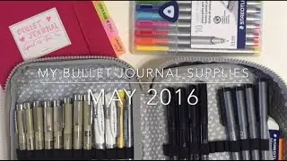 My Bullet Journal Supplies