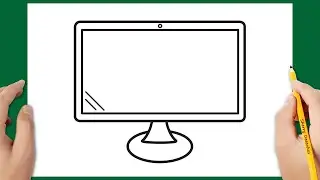 Como desenhar um monitor de computador