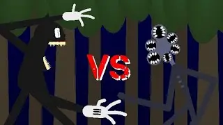 CARTOON CAT VS DARK SIREN HEAD (STICK NODES)