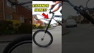 This bike gets HIGHER as you ride???