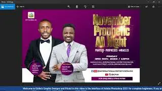 How To Design Beautiful Church Flyer Using Adobe Photoshop | Photoshop Tutorial 2023