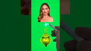 I turned Margot Robbie into ✨the grinch✨ 