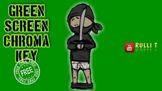 Green Screen HD [1080p] - NINJA animation 🔊 sound