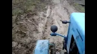 МТЗ 80 с лопатой