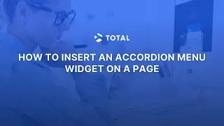 Add an Accordion Menu Widget on a Page in Total WordPress Theme