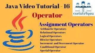 Java Video Tutorial 16- Assignment Operator in java