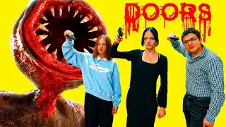 КАК ГРОХНУТЬ МОНСТРА DOORS?? ПРЯЧУТСЯ ТОЛЬКО ТРУСЫ!! Крутые детки Cool Kids