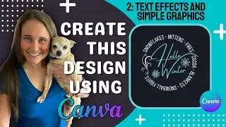 Canva Tutorial for POD: Create this design. Learn how to combine text effects and graphics.