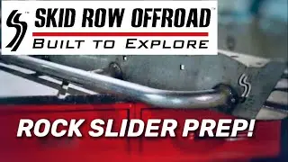 Jeep Rock Slider prep for installation