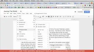 Change the Default Font in Google Docs