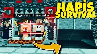 GÖREVİ YAPAMAZSAN HAPİSTEN ÇIKAMAZSIN #1 Minecraft Hapis Survival