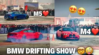 Epic BMW M Drift Show 🔥| Auto Expo 2025 Delhi Highlights 