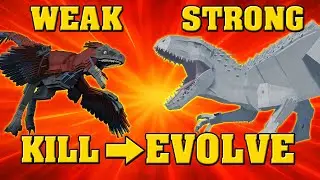 EVERY KILL MAKES ME STRONGER 🦖 | Jurassic Blocky: Dinosaur Evolution!