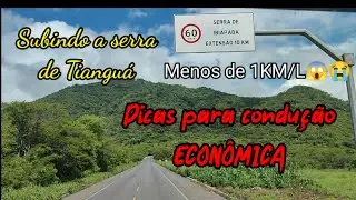 Subindo a serra de Tianguá, MB AXOR 2536 CARREGADO, (Dicas sobre econômia de combustível) BR 222