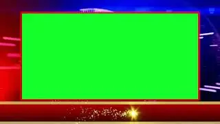 3d virtual studio set green screen background
