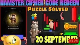20 September Hamster kombat daily key