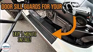 Adding Door Sill Guards to my Jeep Gladiator from JOYTUTUS!