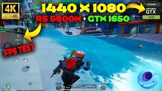 🔥Can GTX 1650 really run HDR + constant 120 FPS in PUBG MOBILE / BGMI ? - The Result is Crazy! ✅