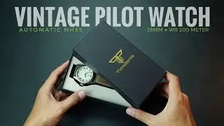 VINTAGE PILOT WATCH 39mm‼️ Review Jam Tangan TANDORIO Harga 2 Jutaan