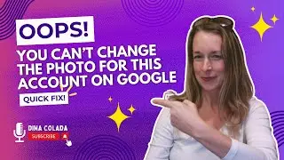 how to change photo on google when there is an error message