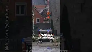 Fluss statt Hydrant? 🚒🔥 #feuerwehr #löschwasser #hydrant