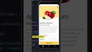 Grocery App UI 🔥 Flutter  #shorts #flutter