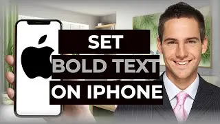 How to set bold text on your IPHONE | EASY WAY