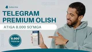 8 ming so'mga telegram premium olish😱😱 #Telegrampremium #premiumolish