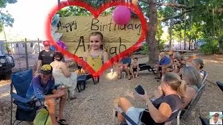 The Little Princess Was So Shy When We Said SURPRISE! HAPPY BIRTHDAY!!! Caravan Life 12