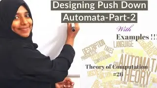 THEORY OF COMPUTATION- Lecture-#26- Designing Push Down Automata - Part2