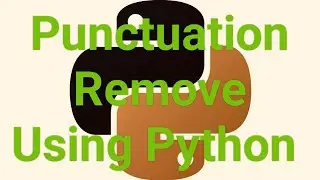 Punctuation Remove From String Using Python - Free Python Course