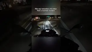 This biker was recognized from a previous incident with the same bike (Via: alfa_qais/ig) 