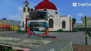 CINEMATIC BUS WARNING TRANS 'BLUE SKY' #shortvideo #bus #bussid #cinematic #capcut