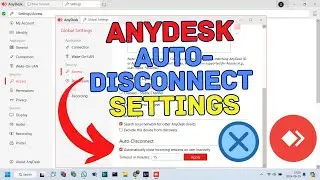 AnyDesk auto disconnect settings  | AnyDesk Tutorial  |