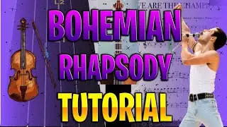 How to play Bohemian Rhapsody in violin - Violin tutorial, sheets and Tabs - Tutorial violino Tabs
