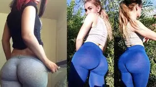 Hot Women In Curvy Yoga Pants Compilations | Hot Yoga Pants