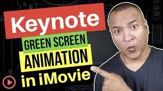 Keynote + iMovie Green Screen Compositing Technique