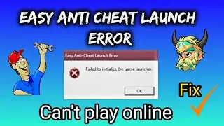 problem solving easy anti cheat launch error brawlhalla Can't play online👍👍👍👍👍