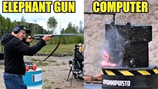Can Bullet Proof Gaming PC Stop Elephant Rifle and Run CSGO at the Same Time?
