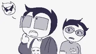 a girl is interested in me and I'm not going to ignore it! ( short homestuck animation )