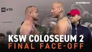 Mariusz Pudzianowski vs. Artur Szpilka KSW 83: Colosseum 2 (Face Off & Weigh In)