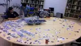 Time Lapse of LEGO Millennium Falcon 10179 Build