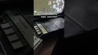 Five Nights at Freddy’s Phone Guy call on a vintage cassette tape recorder. 