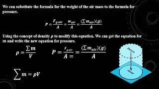 Atmospheric Pressure , Altitude & Density