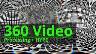 360 Video Created with Processing + HYPE+ Stable Diffusion